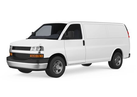 Delivery Van Isolatedの写真素材