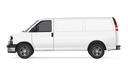 Delivery Van Isolatedの写真素材