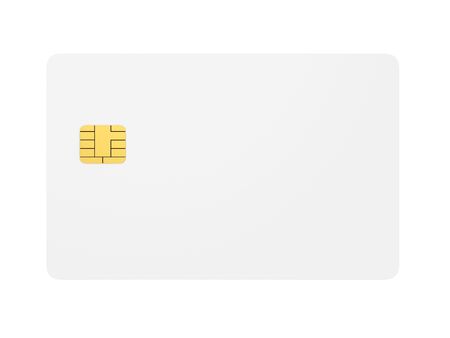 Blank Credit Card Isolatedの写真素材