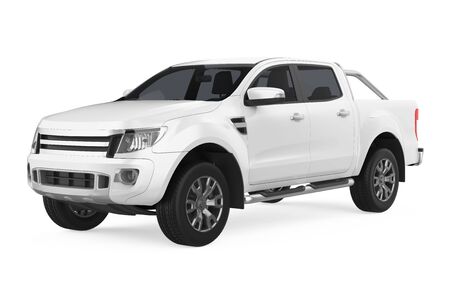 Pickup Truck Isolatedの写真素材