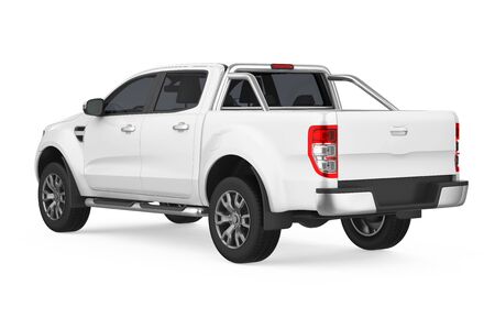 Pickup Truck Isolatedの写真素材