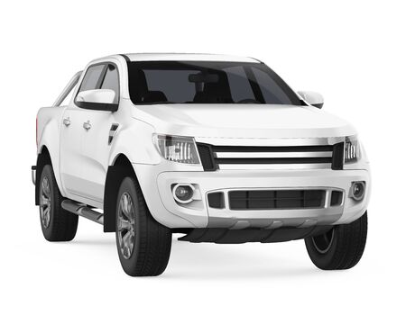 Pickup Truck Isolatedの写真素材