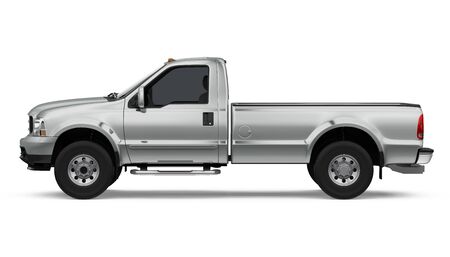 Pickup Truck Isolatedの写真素材