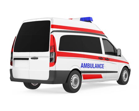 Ambulance Car Isolatedの写真素材