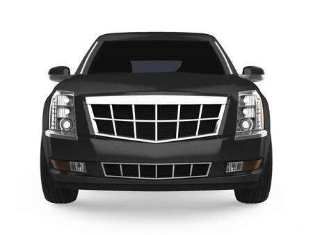 Luxury Limousine Car Isolatedの写真素材