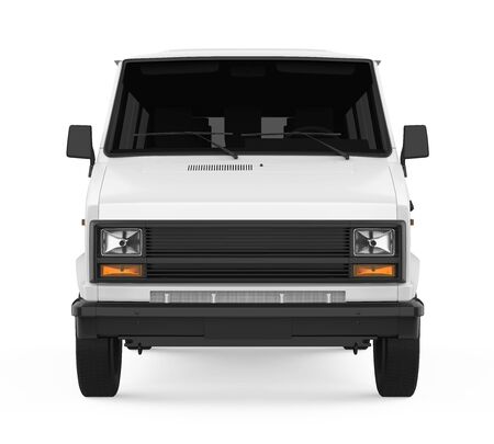 Old Van Isolatedの写真素材