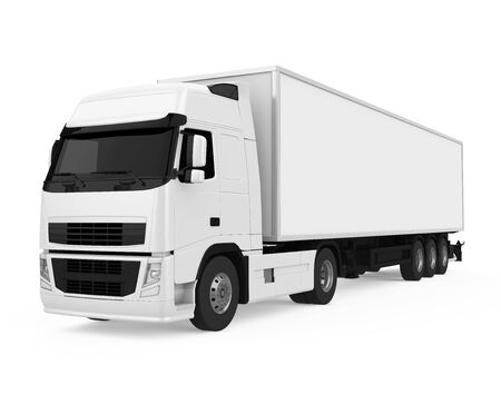 Container Truck Isolatedの写真素材