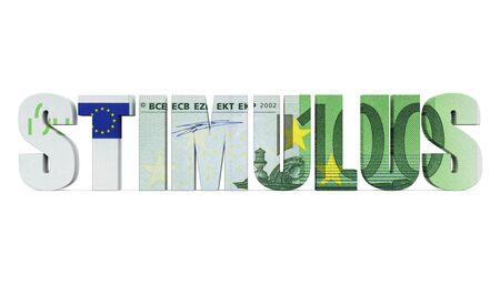 Economic Stimulus Euro Illustrationの写真素材