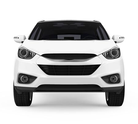 SUV Car Isolatedの写真素材