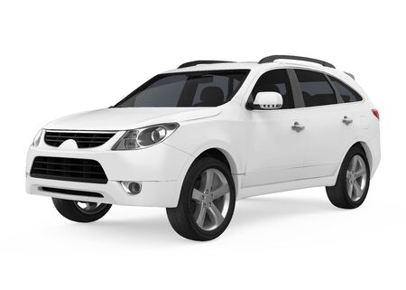 SUV Car Isolatedの写真素材