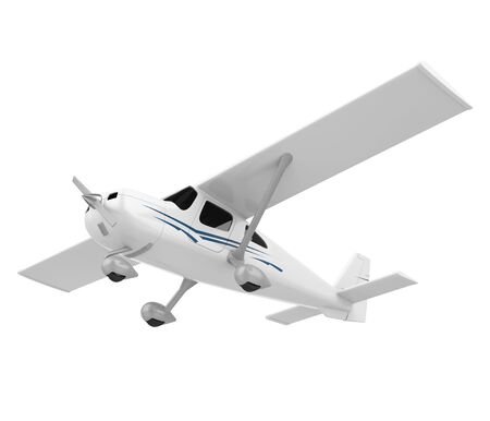 Small Airplane Isolatedの写真素材