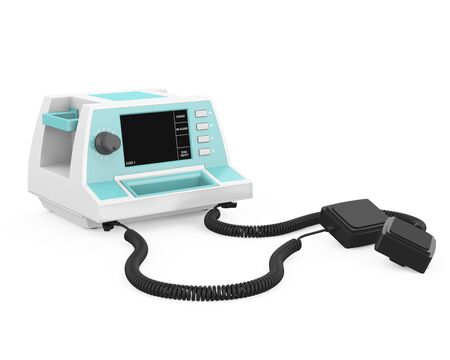 Medical Defibrillator Isolatedの写真素材