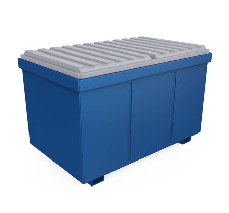 Garbage Dumpster Isolatedの写真素材