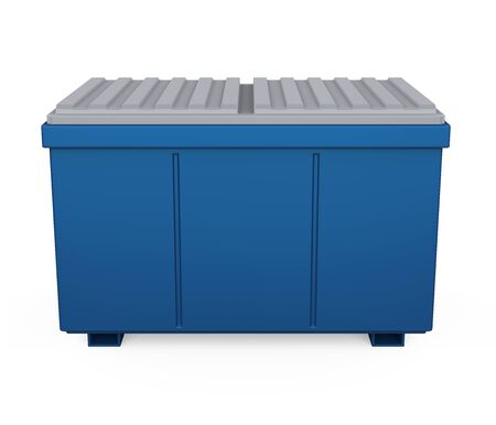 Garbage Dumpster Isolatedの写真素材