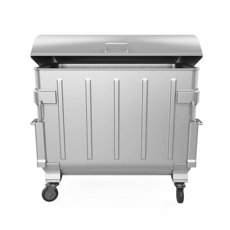Garbage Dumpster Isolatedの写真素材