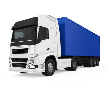 Container Truck Isolatedの写真素材