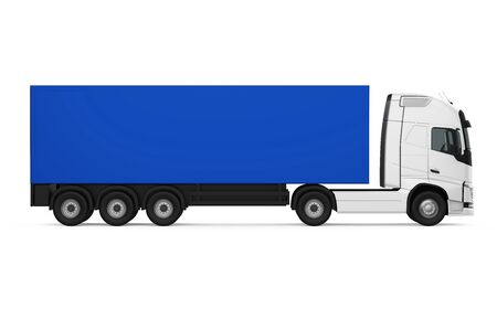 Container Truck Isolatedの写真素材