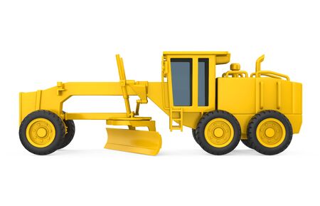Motor Grader Isolatedの写真素材