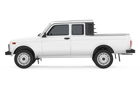 Pickup Truck Isolatedの写真素材