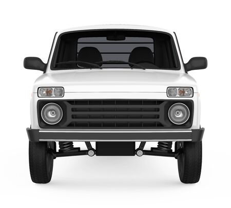 Pickup Truck Isolatedの写真素材
