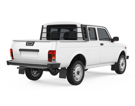 Pickup Truck Isolatedの写真素材