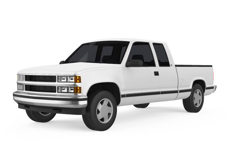 Pickup Truck Isolatedの写真素材