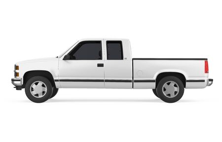 Pickup Truck Isolatedの写真素材