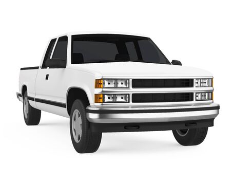 Pickup Truck Isolatedの写真素材