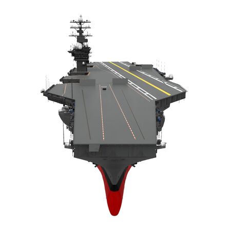 Aircraft Carrier Isolatedの写真素材