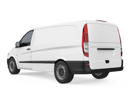 Delivery Van Isolatedの写真素材