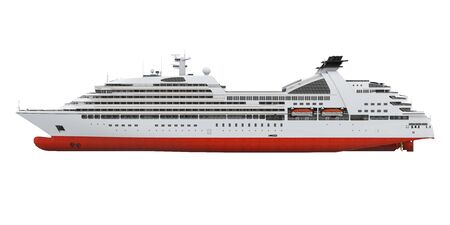 Cruise Ship Isolatedの写真素材