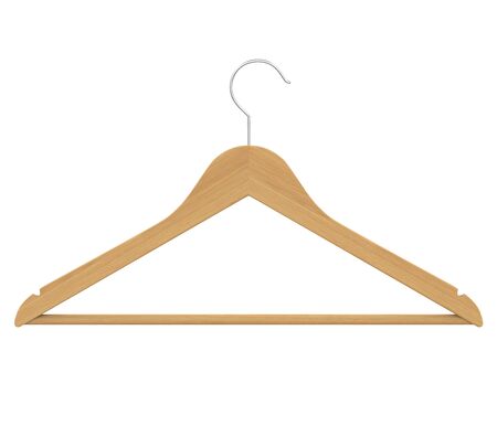 Clothes Hanger Isolatedの写真素材