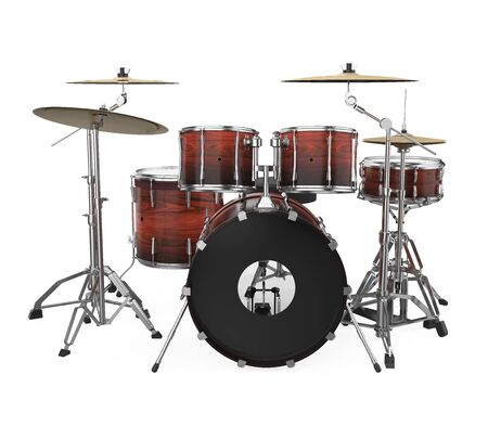 Drum Kit Isolatedの写真素材
