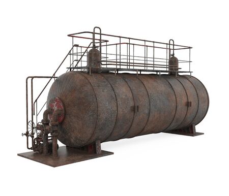 Pressure Vessel Tank Isolatedの写真素材