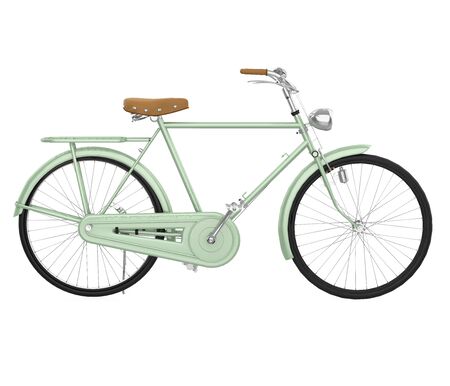 Retro Bicycle Isolatedの写真素材
