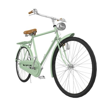 Retro Bicycle Isolatedの写真素材