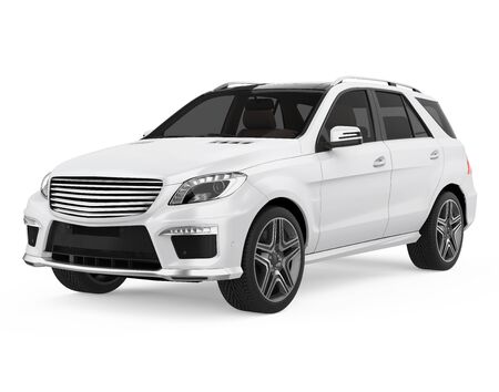 SUV Car Isolatedの写真素材