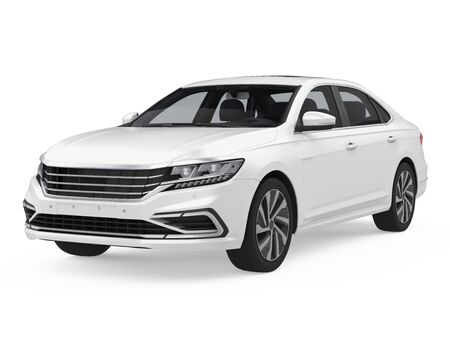 Sedan Car Isolatedの写真素材