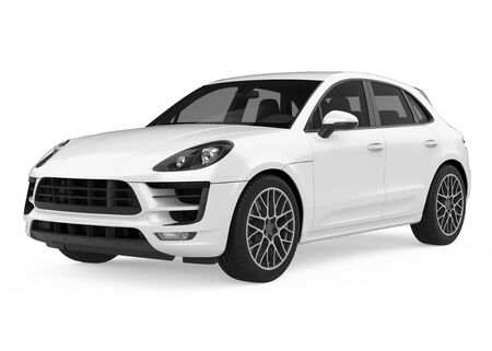 SUV Car Isolatedの写真素材