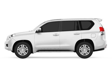 SUV Car Isolatedの写真素材