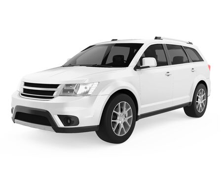 SUV Car Isolatedの写真素材