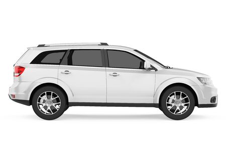 SUV Car Isolatedの写真素材