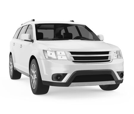 SUV Car Isolatedの写真素材