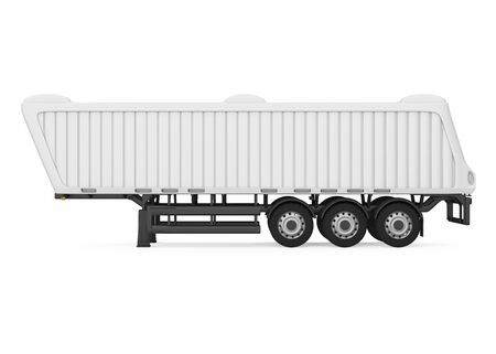 Dumping Semi-Trailer Isolatedの写真素材