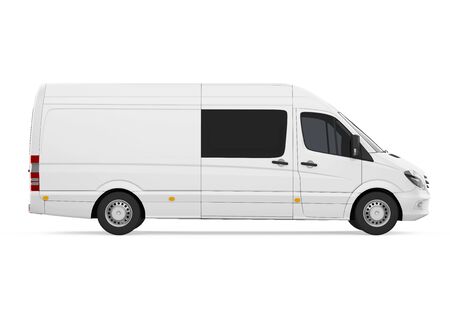 Delivery Van Isolatedの写真素材