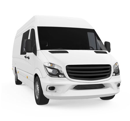 Delivery Van Isolatedの写真素材