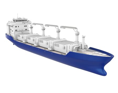 Freight Ship Isolatedの写真素材