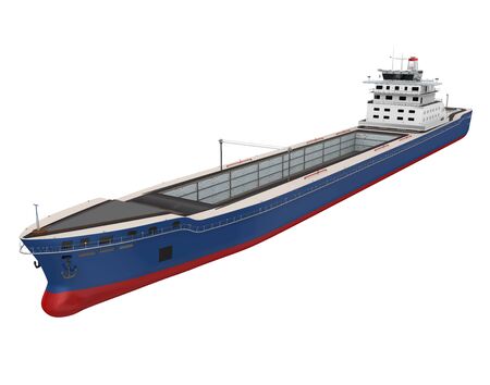 Freight Ship Isolatedの写真素材