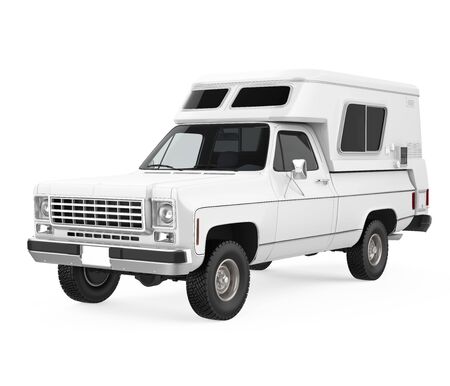 Camper Van Isolatedの写真素材