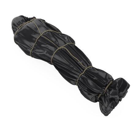 Corpse Body Bag Isolatedの写真素材